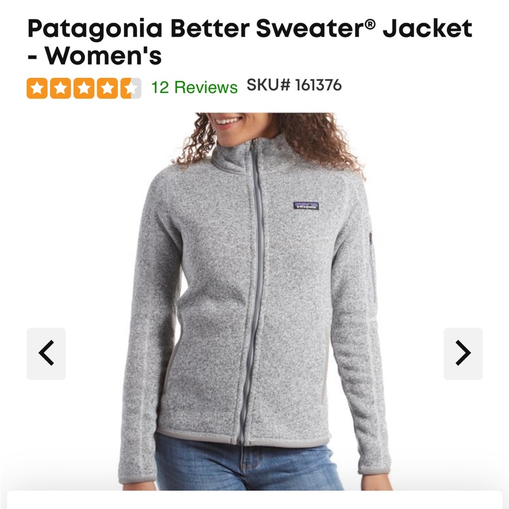 Patagonia Gray Women's XS Fleece